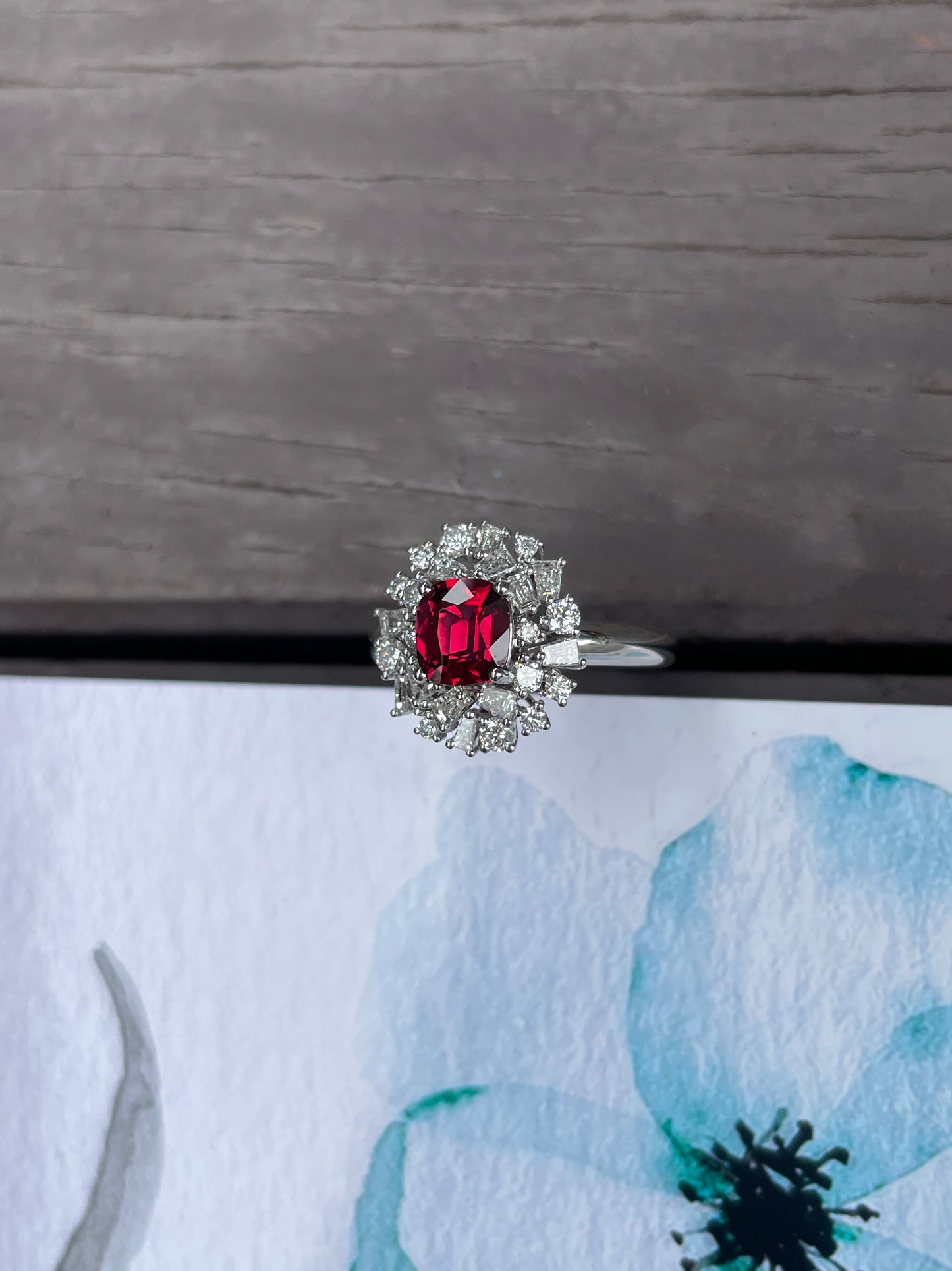 Unheated Ruby Ring & Pendant - 1.07CT (NJR058)