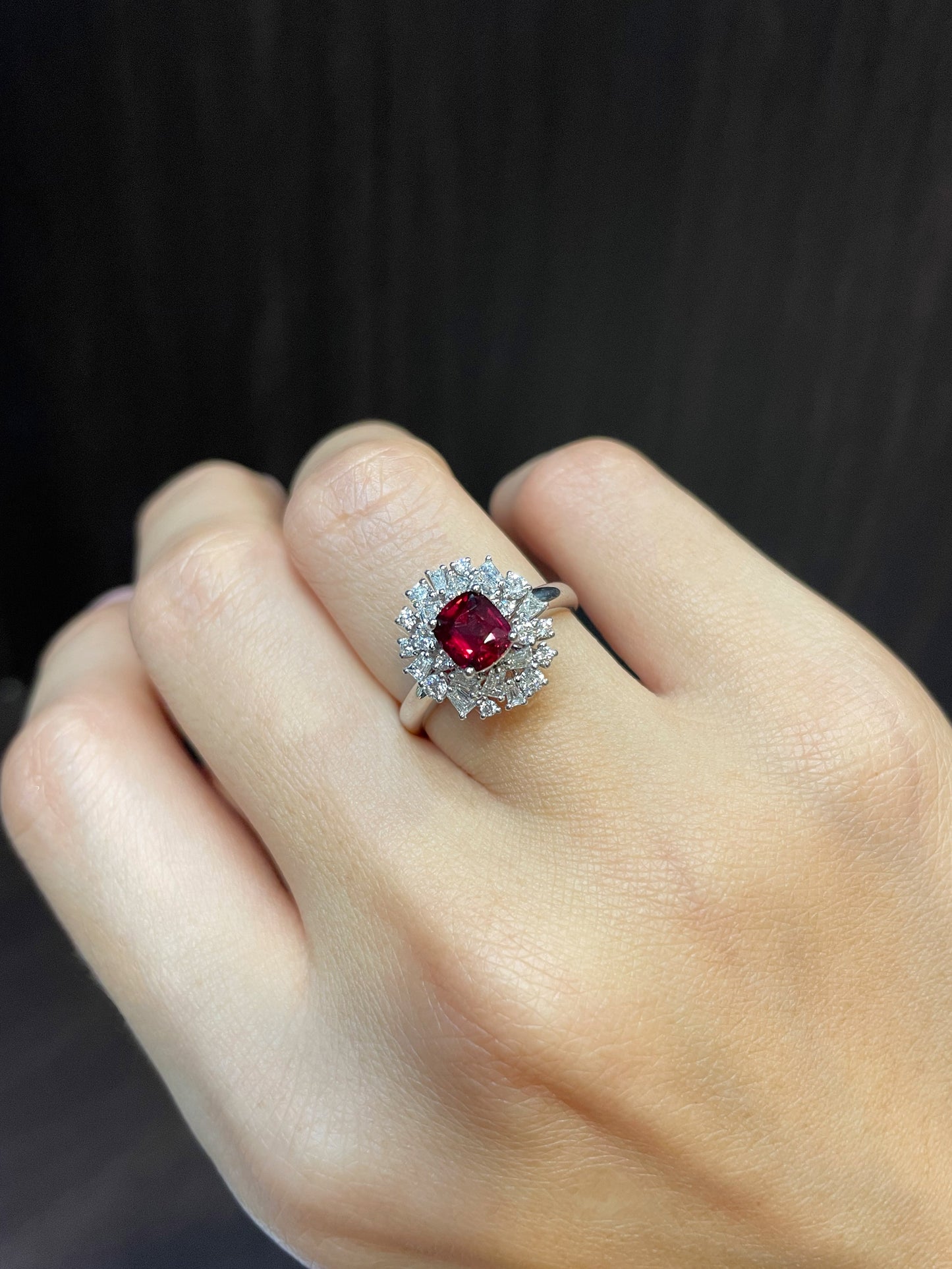 Unheated Ruby Ring & Pendant - 1.07CT (NJR058)