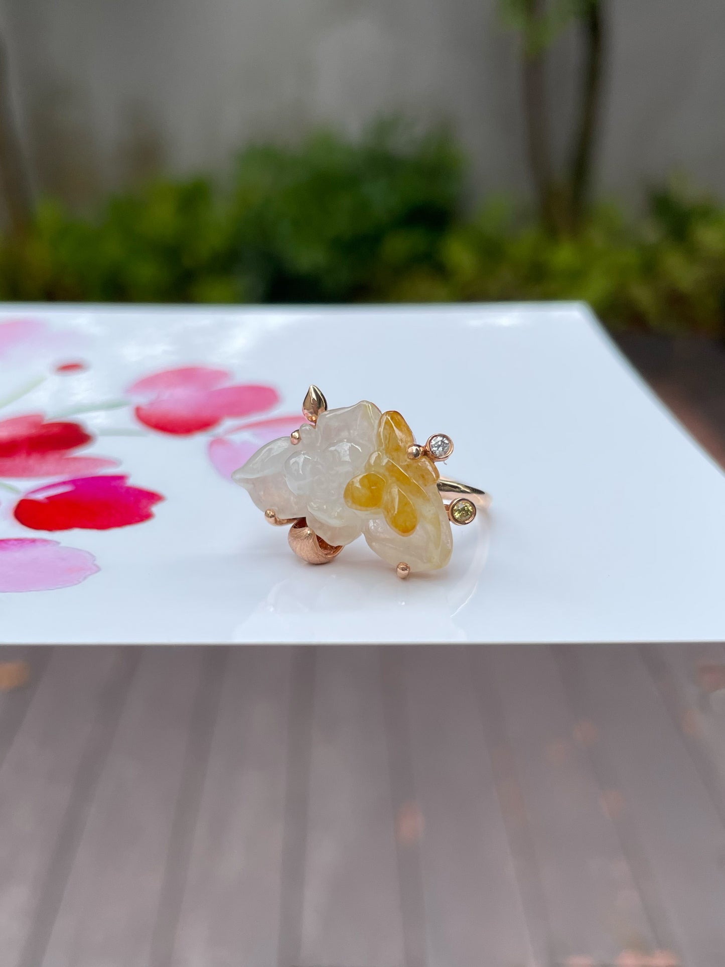 Yellow Jade Ring (NJR110)
