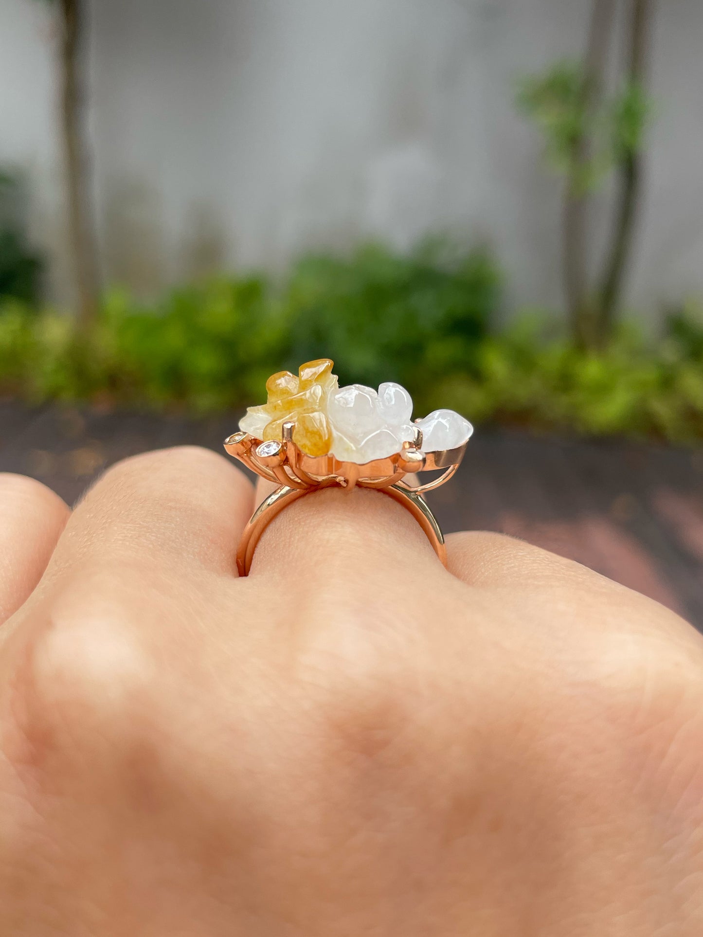 Yellow Jade Ring (NJR110)