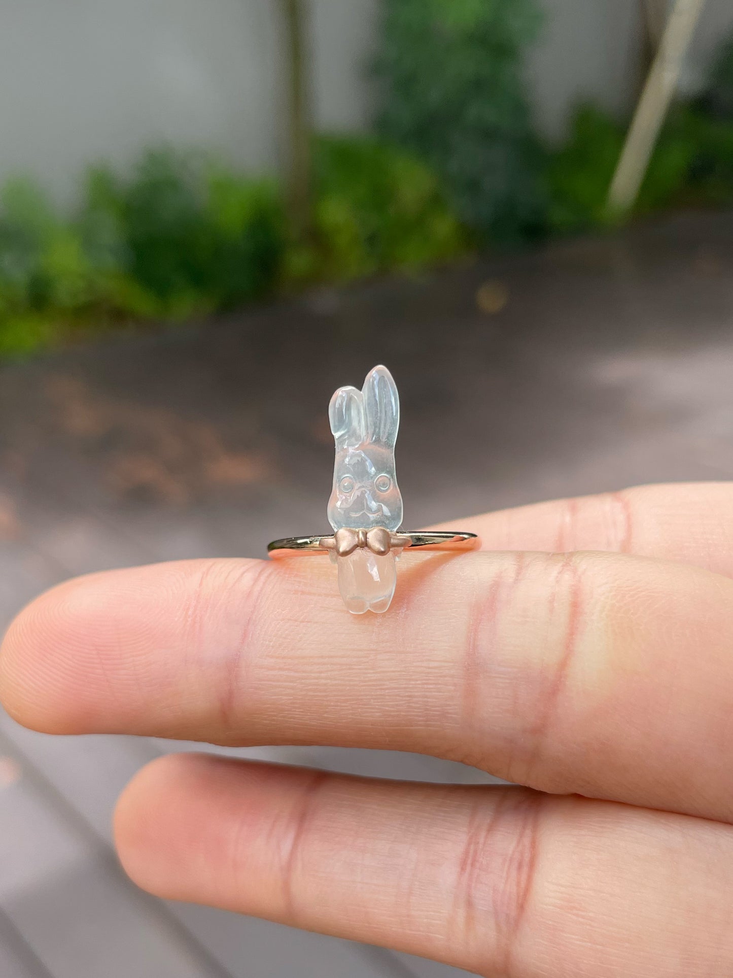 Icy Jade Ring - Rabbit (NJR118)