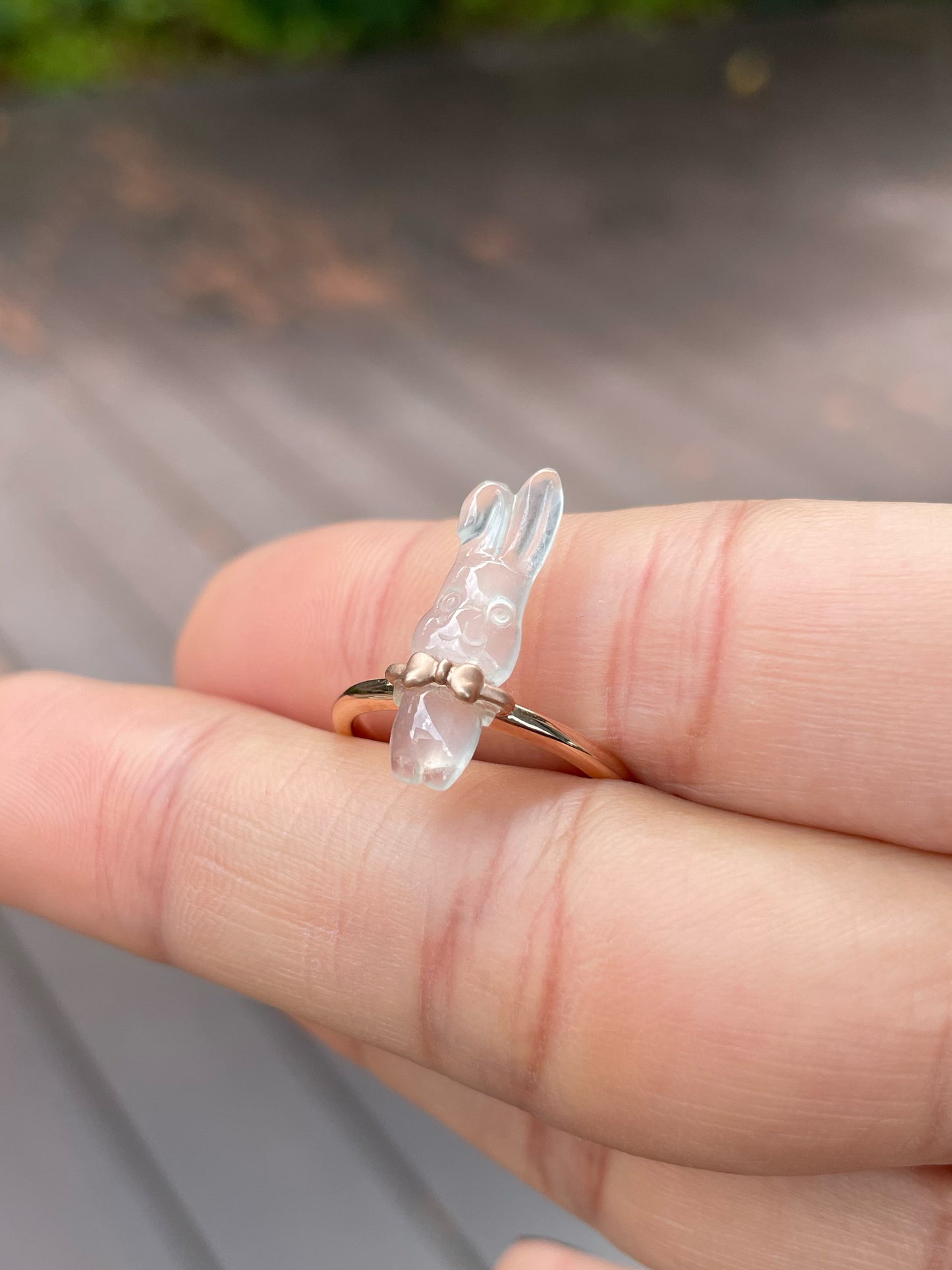 Icy Jade Ring - Rabbit (NJR118)