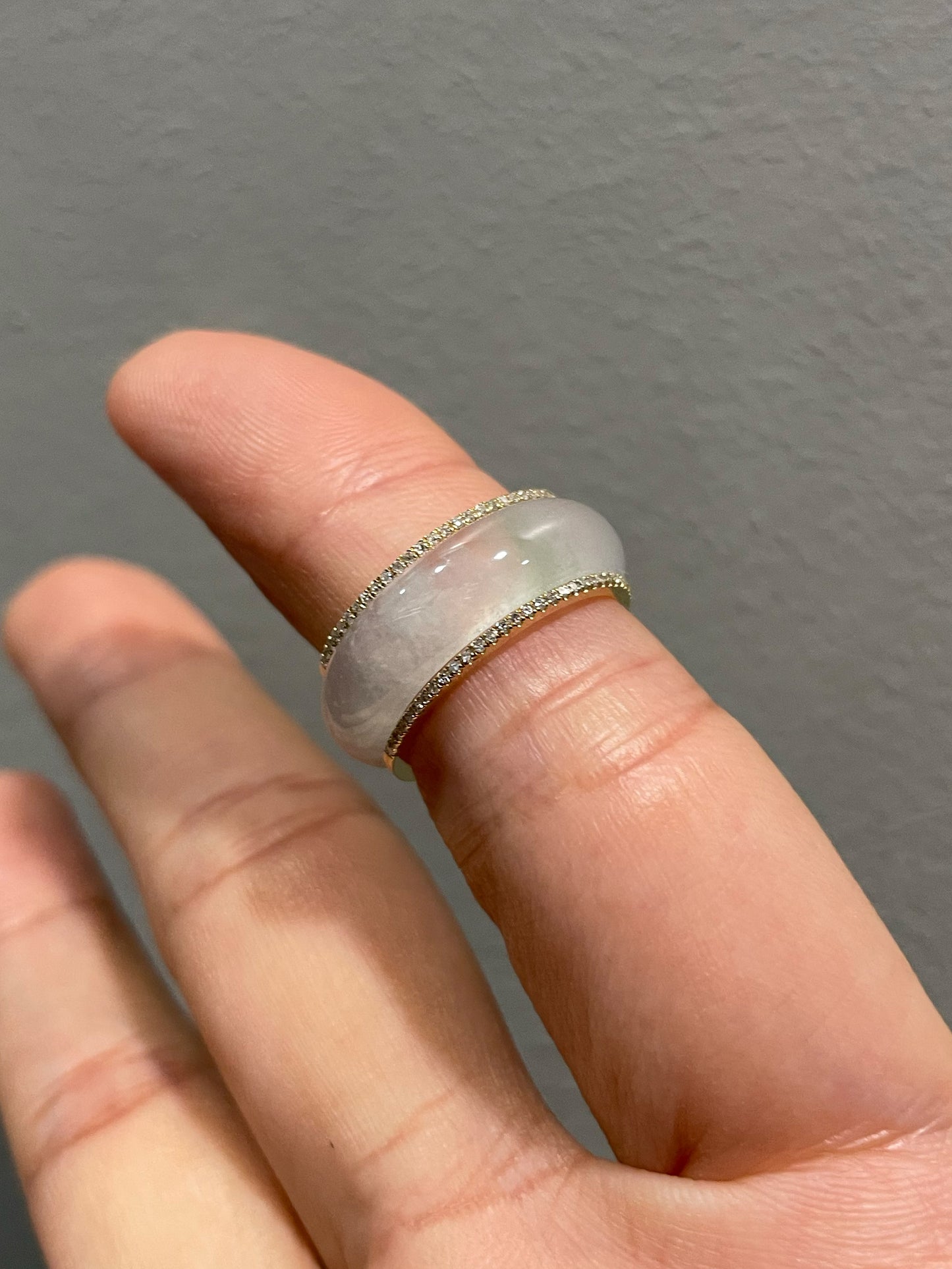 Icy Jade Abacus Ring | HK 13 (NJR126)