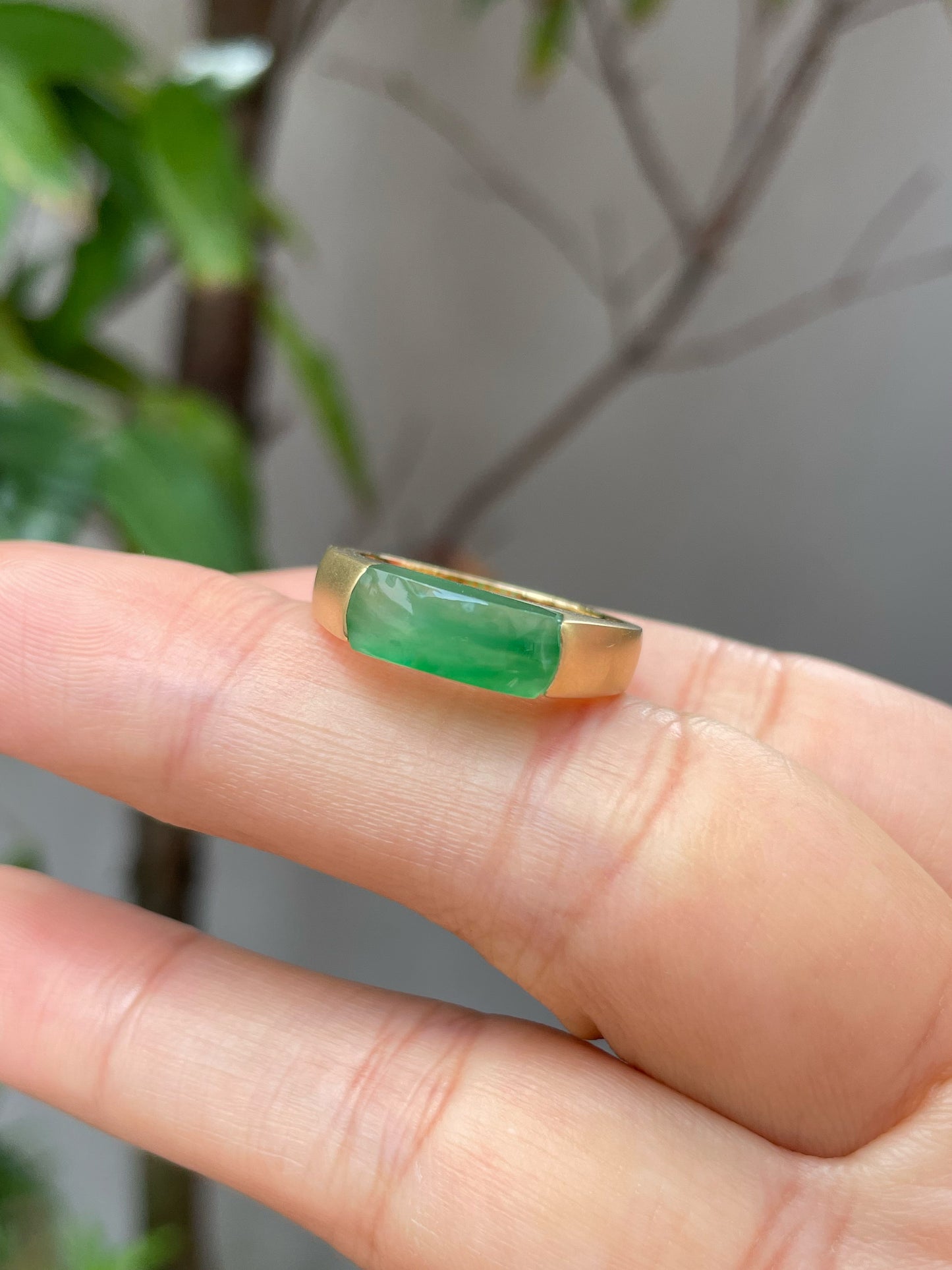 Icy Green Jade Ring (NJR129)