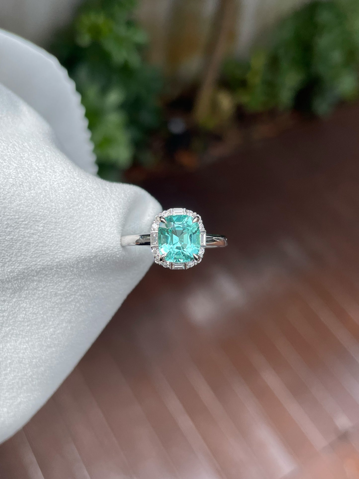 Seafoam Tourmaline Ring - 1.66CT (NJR134)