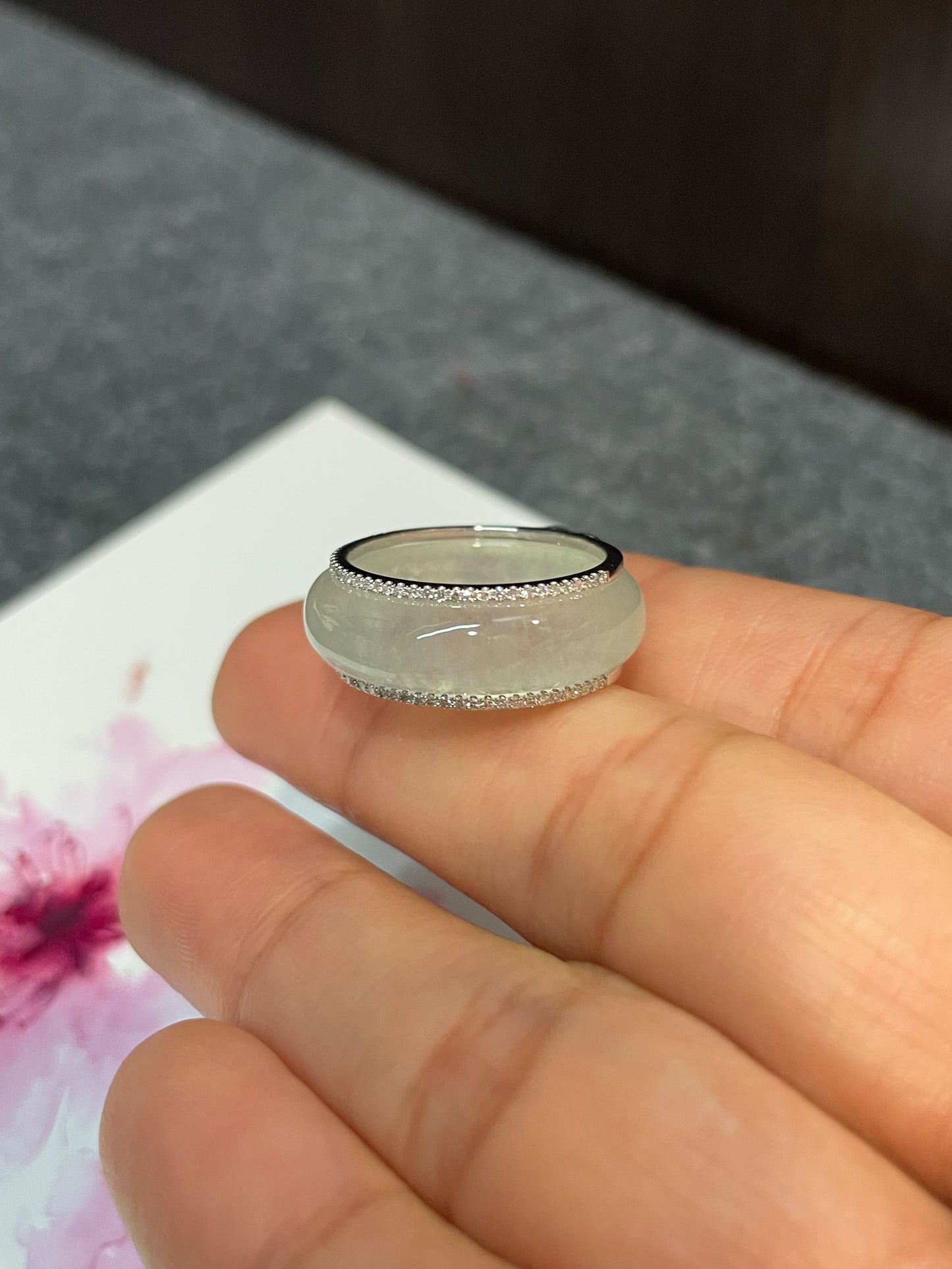 Icy Jade Abacus Ring | HK 15 (NJR142)
