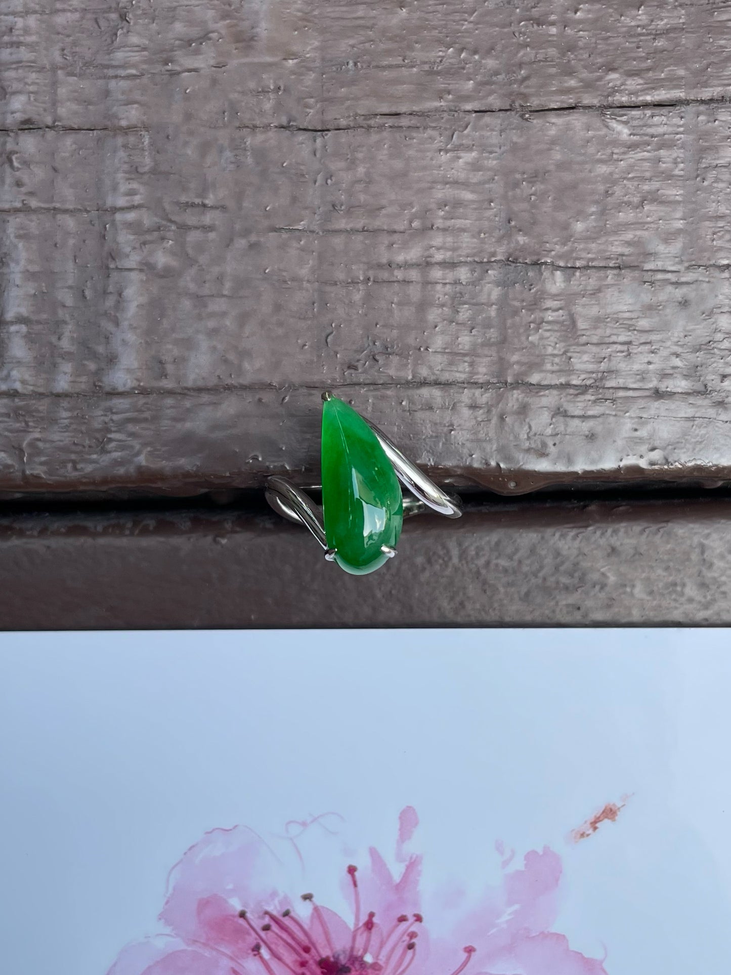 Green Jadeite Ring (NJR156)