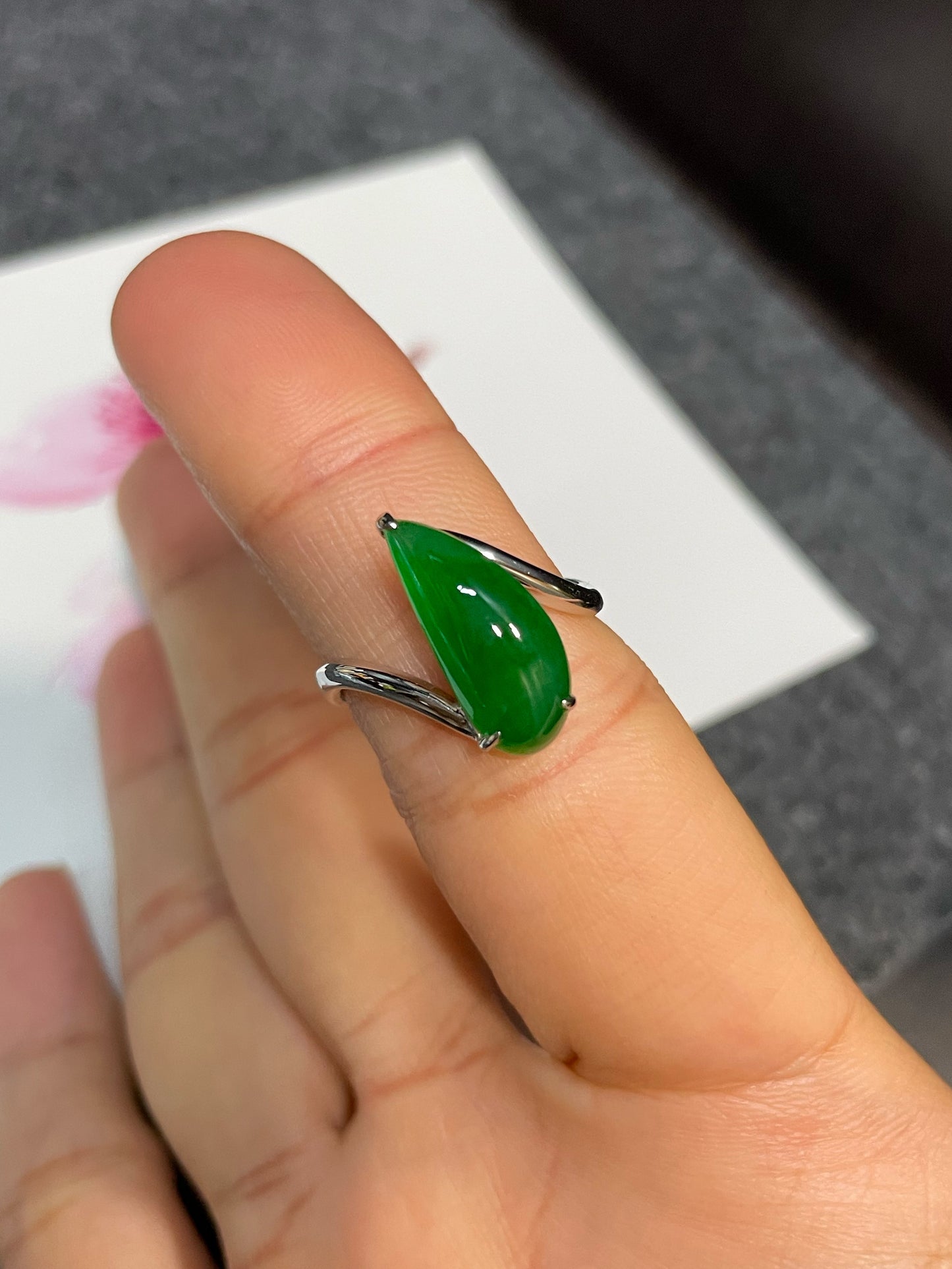 Green Jadeite Ring (NJR156)