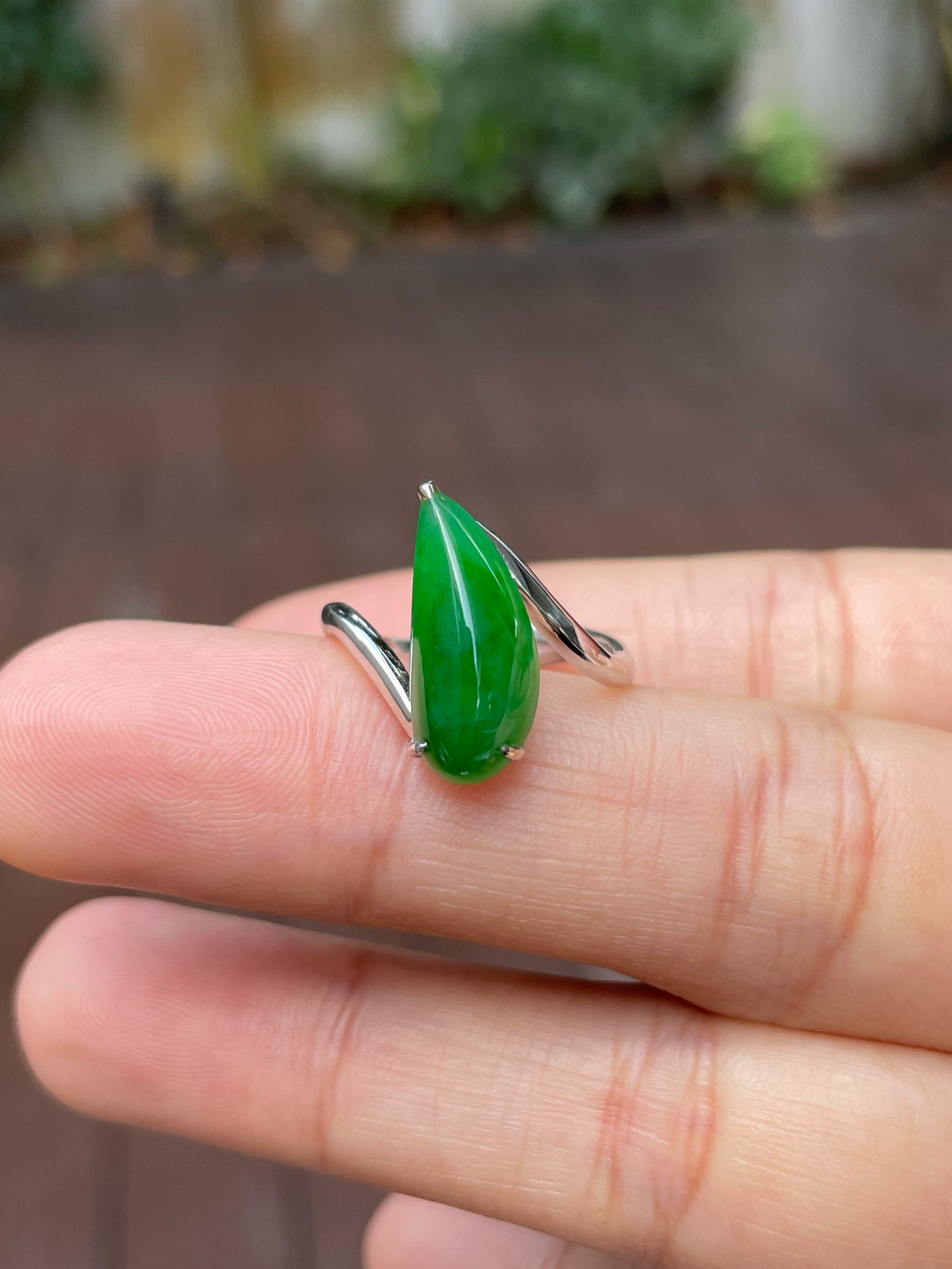 Green Jadeite Ring (NJR156)