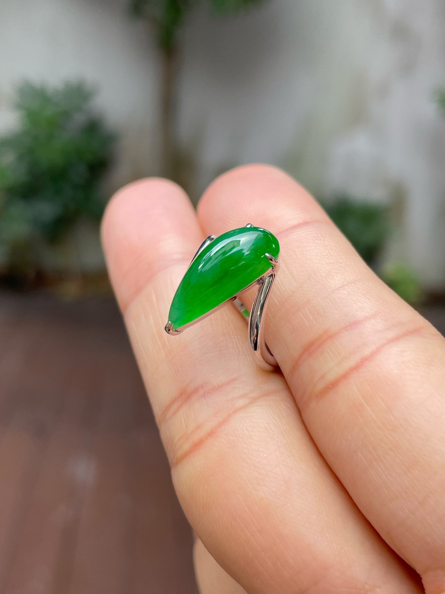 Green Jadeite Ring (NJR156)