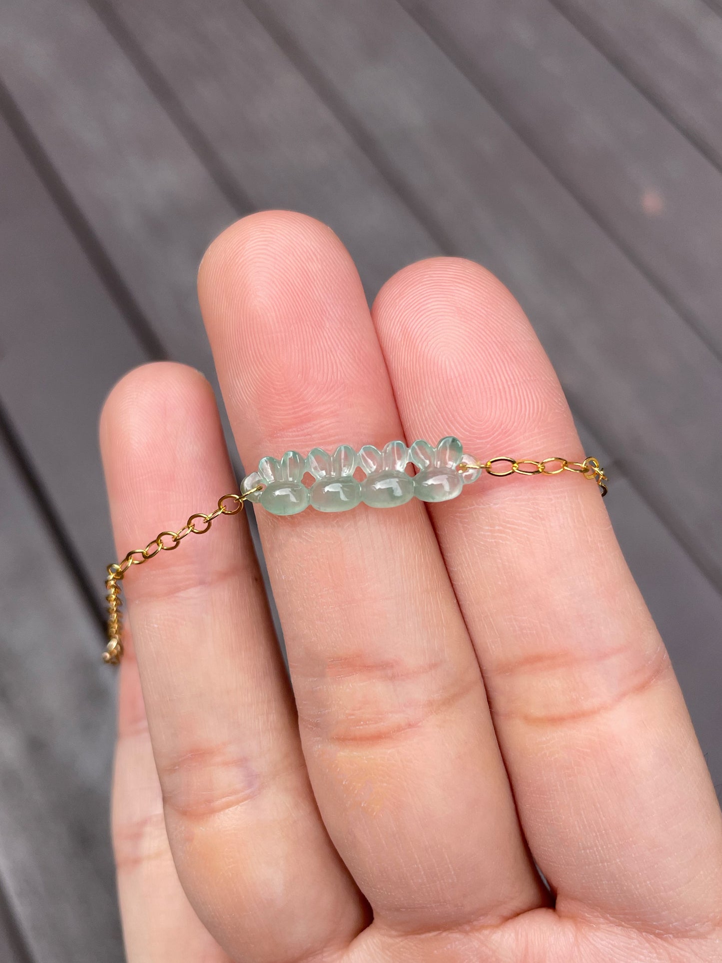 Rabbit Jade Bracelet (NJBA038)