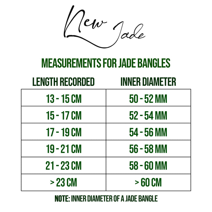 How To Measure Sizes For Jade Bangles