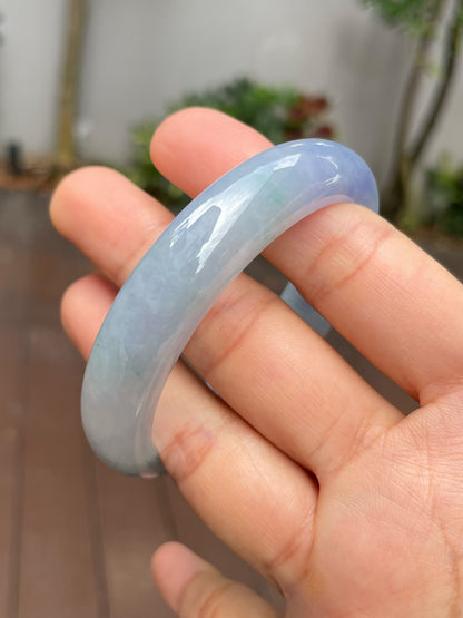 Lavender Jadeite Bangle | 56mm (NJBA013)