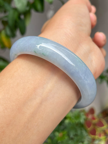 Lavender Jadeite Bangle | 56mm (NJBA013)