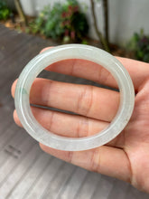 Load image into Gallery viewer, Icy Jadeite Bangle | 54mm (NJBA016)
