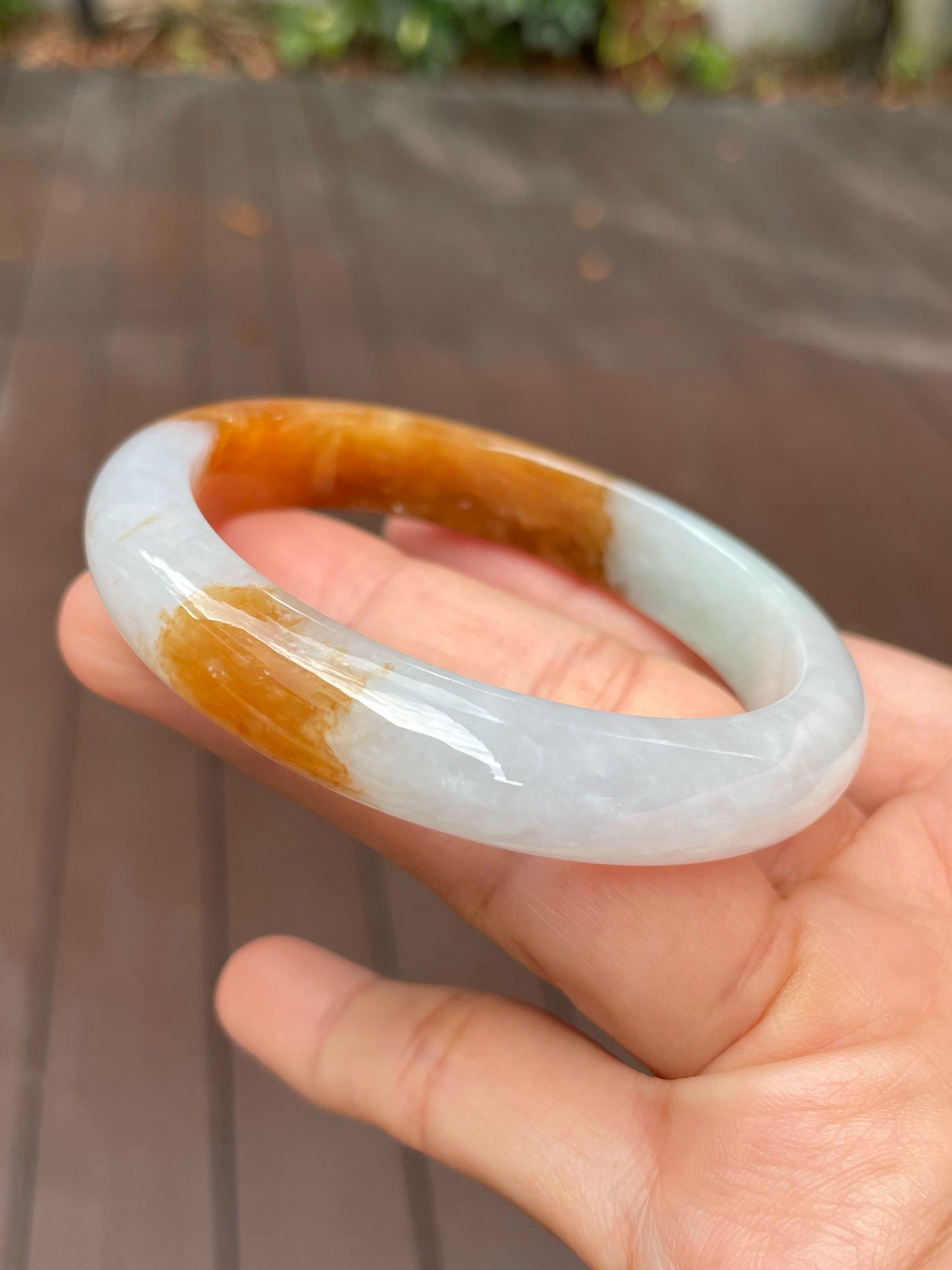 Red Jade Bangle | 57mm (NJBA028)