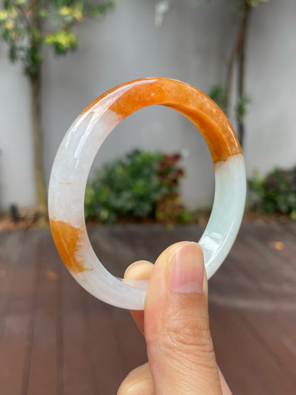 Red Jade Bangle | 57mm (NJBA028)