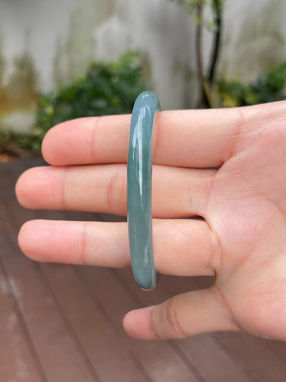 Blue Jade Bangle | 54mm (NJBA104)
