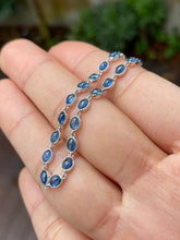 Load image into Gallery viewer, Blue Sapphire Cabochons Bracelet - 4.15CT (NJBA112)
