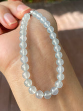 Load image into Gallery viewer, Glassy Jadeite Bracelet - Round Beads (NJBA116)
