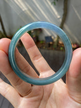 Load image into Gallery viewer, Lavender With Bluish Green Jade Bangle | 57mm (NJBA120)

