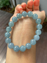 Load image into Gallery viewer, Icy Blue Jade Beads Bracelet (NJBA123)
