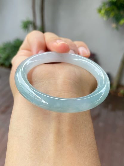 Blue Jade Bangle | 51mm (NJBA125)