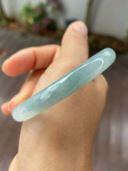 Blue Jade Bangle | 51mm (NJBA125)