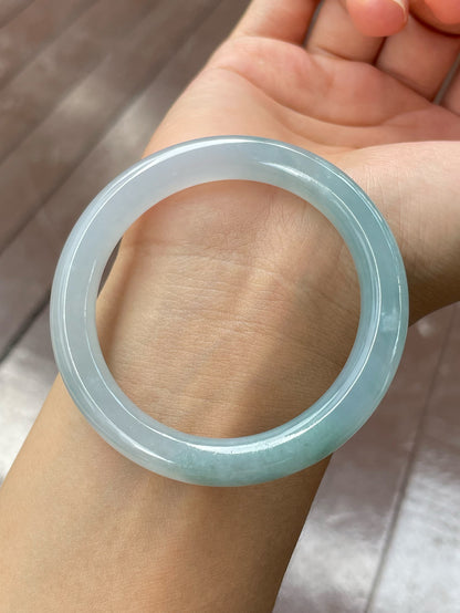 Blue Jade Bangle | 51mm (NJBA125)