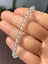 Load image into Gallery viewer, Glassy Jadeite Bracelet - Round Beads (NJBA133)
