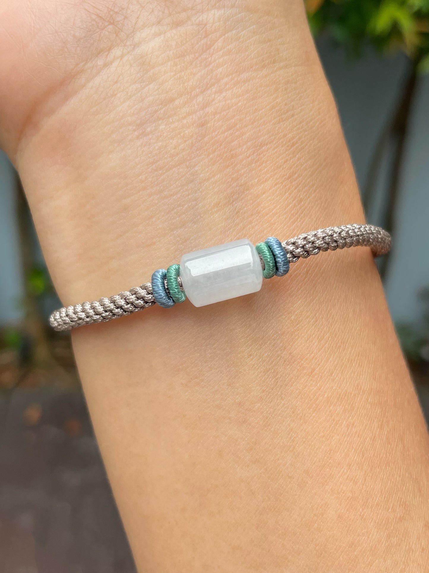 Icy Jade Barrel Bracelet - Lu Lu Tong 路路通 (NJBA149)