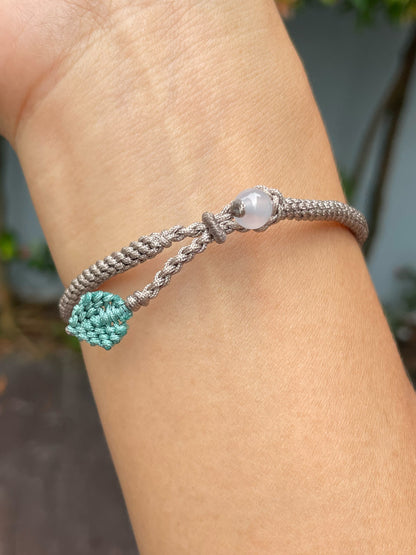 Icy Jade Barrel Bracelet - Lu Lu Tong 路路通 (NJBA149)