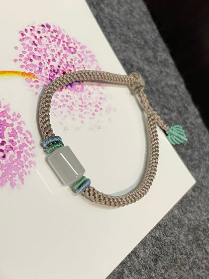 Icy Jade Barrel Bracelet - Lu Lu Tong 路路通 (NJBA149)