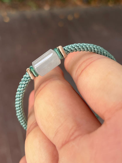 Icy Jade Barrel Bracelet - Lu Lu Tong 路路通 (NJBA150)