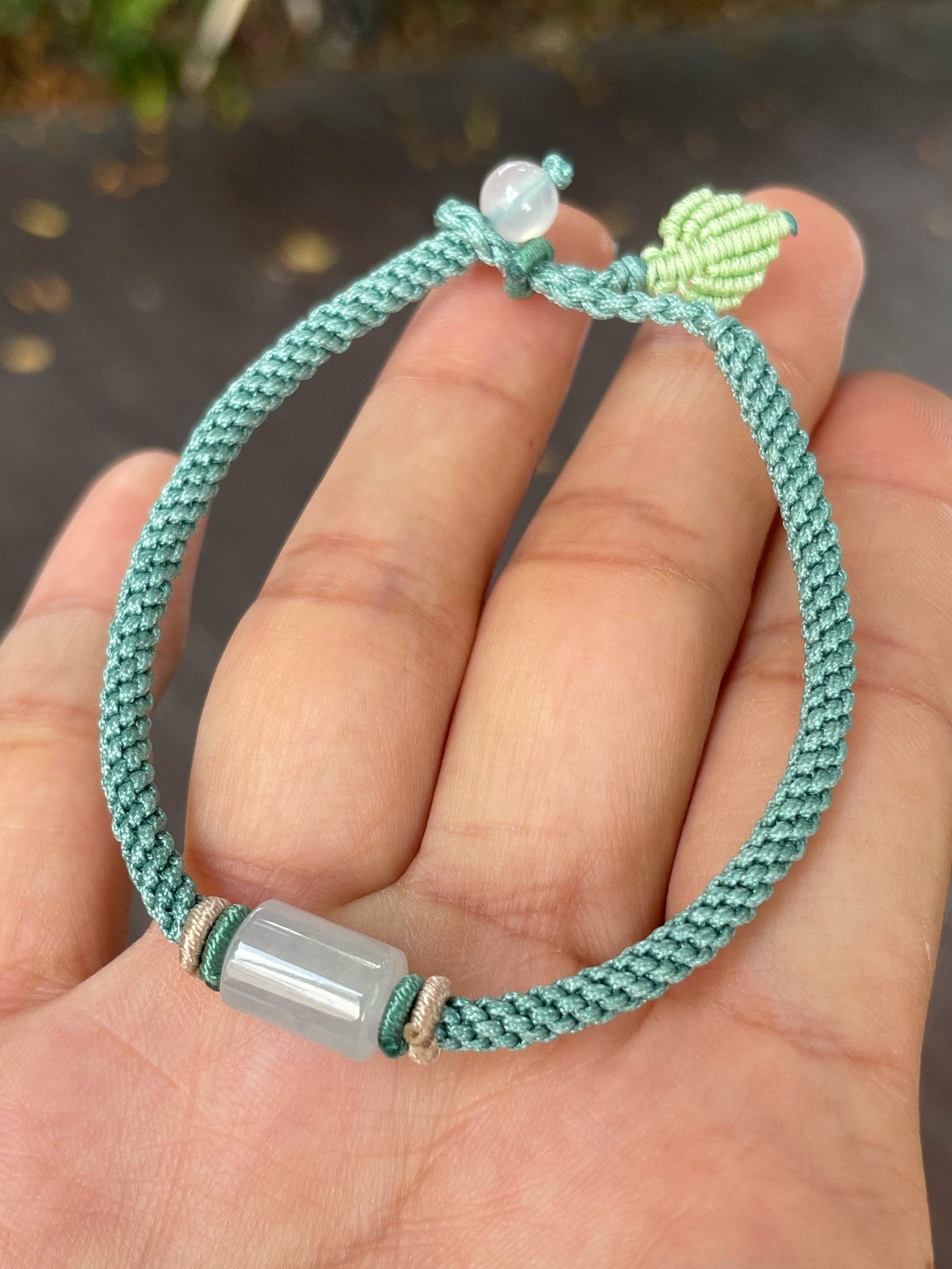 Icy Jade Barrel Bracelet - Lu Lu Tong 路路通 (NJBA150)