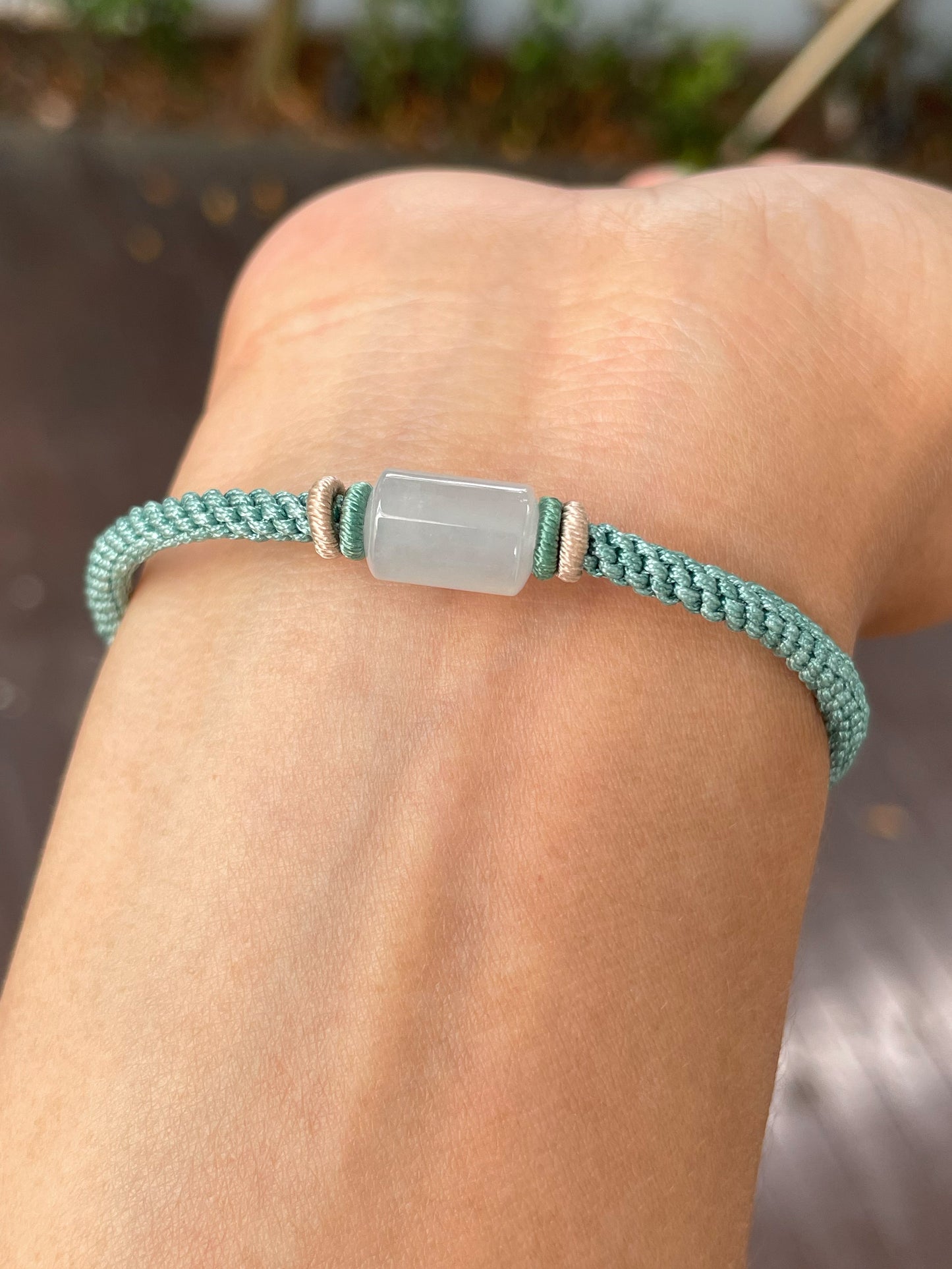 Icy Jade Barrel Bracelet - Lu Lu Tong 路路通 (NJBA150)