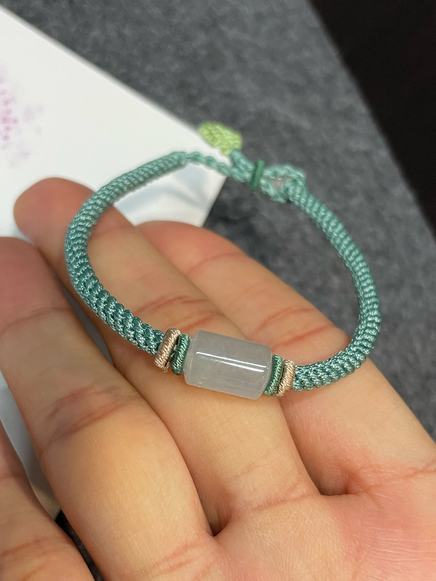 Icy Jade Barrel Bracelet - Lu Lu Tong 路路通 (NJBA150)