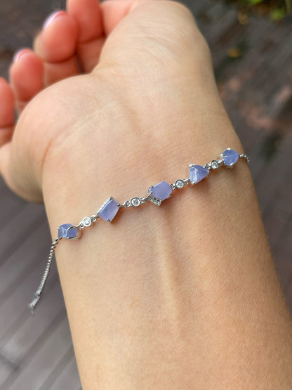 Lavender Jadeite Bracelet (NJBA165)