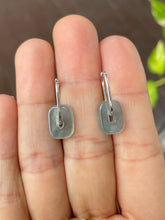 Load image into Gallery viewer, Icy Blue Jade Earrings (NJE149)
