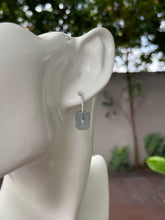 Load image into Gallery viewer, Icy Blue Jade Earrings (NJE149)
