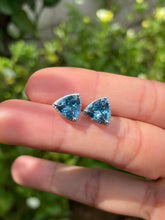 Load image into Gallery viewer, Aquamarine Earrings - 3.55CT (NJE154)
