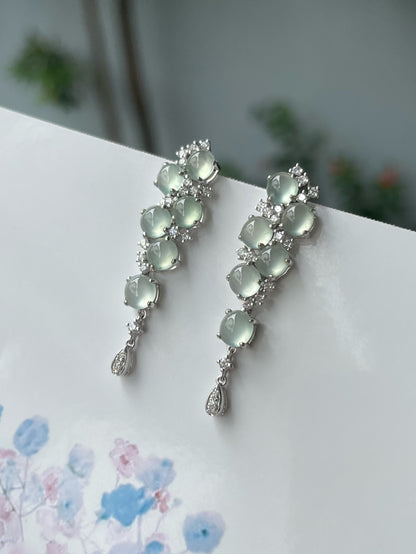 Glassy Jadeite Earrings (NJE200)