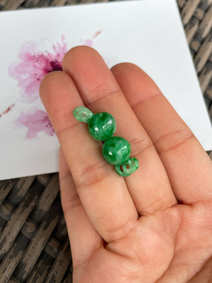 Green Jade Ball Earrings (NJE295)