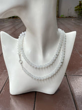 Load image into Gallery viewer, Icy White Jade Beads Necklace (NJN025)

