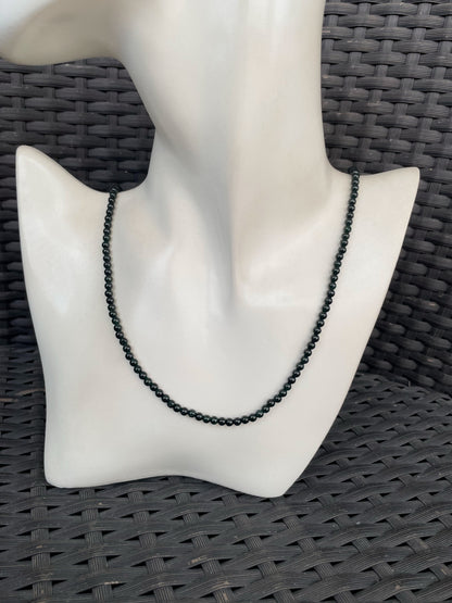 Omphacite Jade Beads Necklace (NJN056)