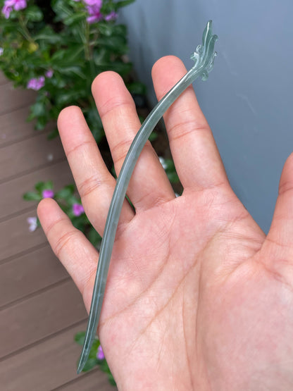 Icy Blue Jade - Hair Stick (NJO006)