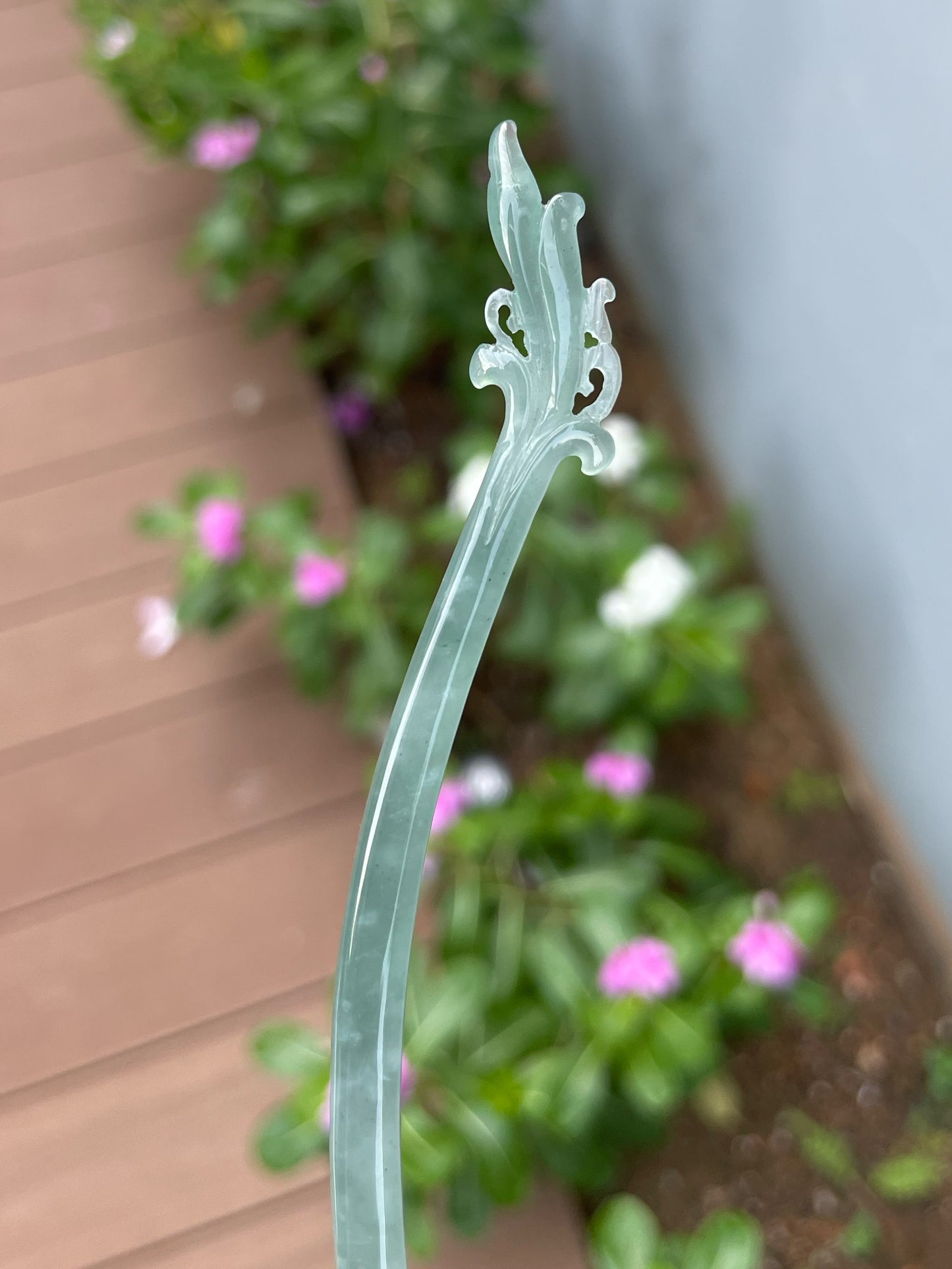 Icy Blue Jade - Hair Stick (NJO006)