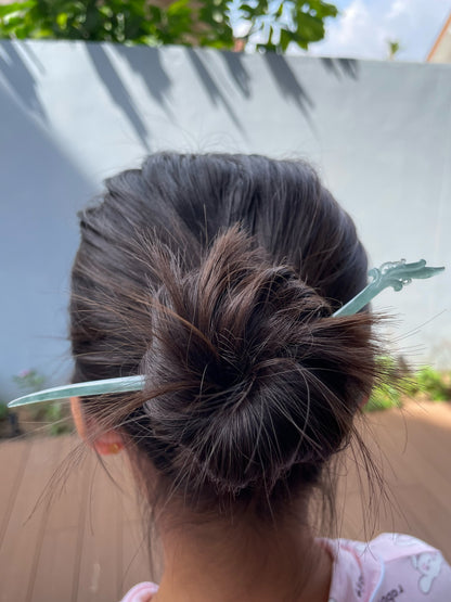 Icy Blue Jade - Hair Stick (NJO006)