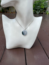Load image into Gallery viewer, Lavender Jadeite Safety Coin Pendant - 平安扣 (NJP057)
