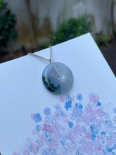 Load image into Gallery viewer, Lavender Jadeite Safety Coin Pendant - 平安扣 (NJP057)
